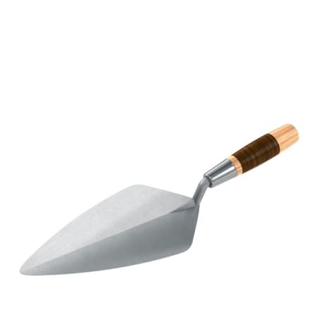 Bon Tool Bon 72-555 Brick Trowel Forged 11" Narrow London Leather Handle 72-555